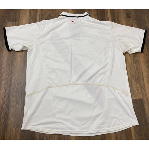 VTG Y2K RETRO Nike Soccer striped collared performance soccer jersey polo, XL - Picture 3 of 6